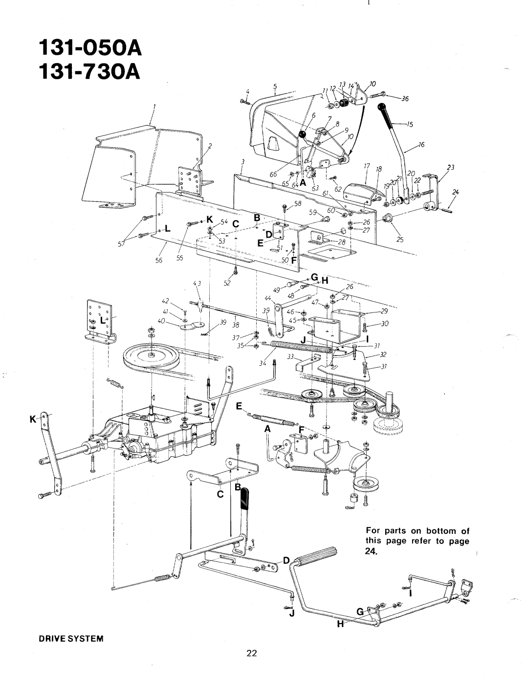 Bolens 131-730A, 131-050A manual 