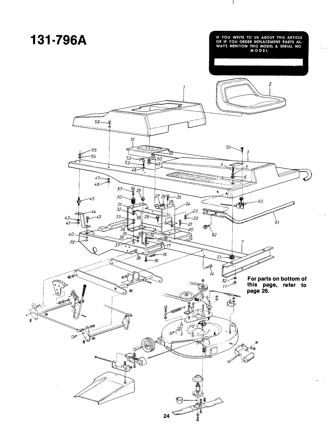 Bolens 131-796A manual 