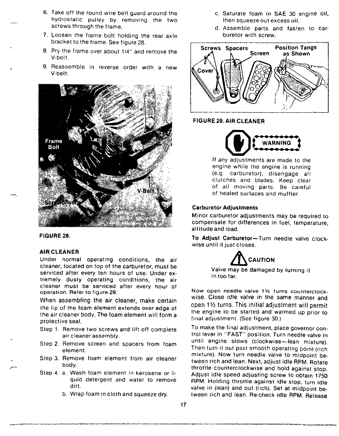 Bolens 132-050A manual 