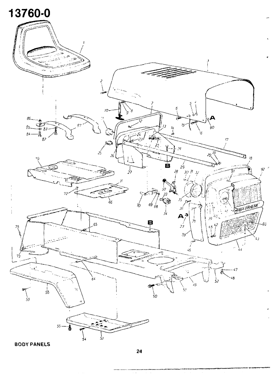 Bolens 132-050A manual 