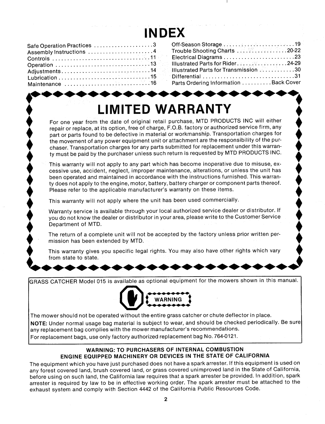 Bolens 132-390A, 132-395A manual 