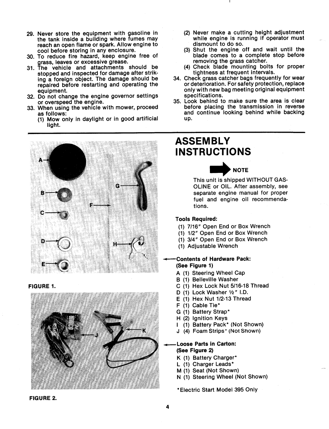 Bolens 132-390A, 132-395A manual 