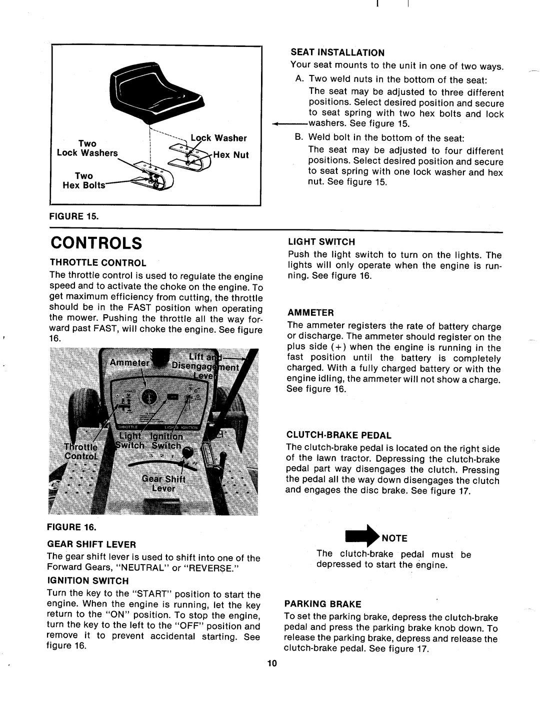 Bolens 133-638A, 133-632A, 133-698A, 133-630A manual 