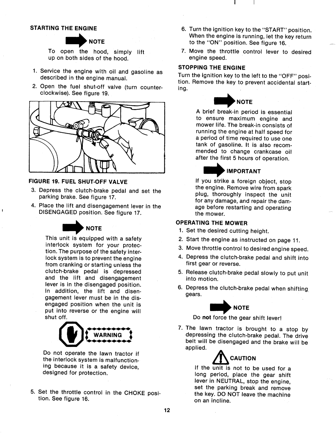 Bolens 133-632A, 133-698A, 133-638A, 133-630A manual 