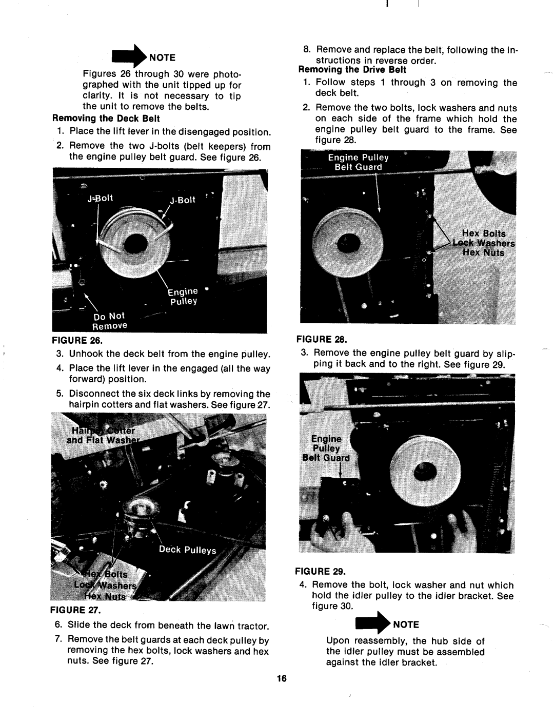 Bolens 133-632A, 133-698A, 133-638A, 133-630A manual 