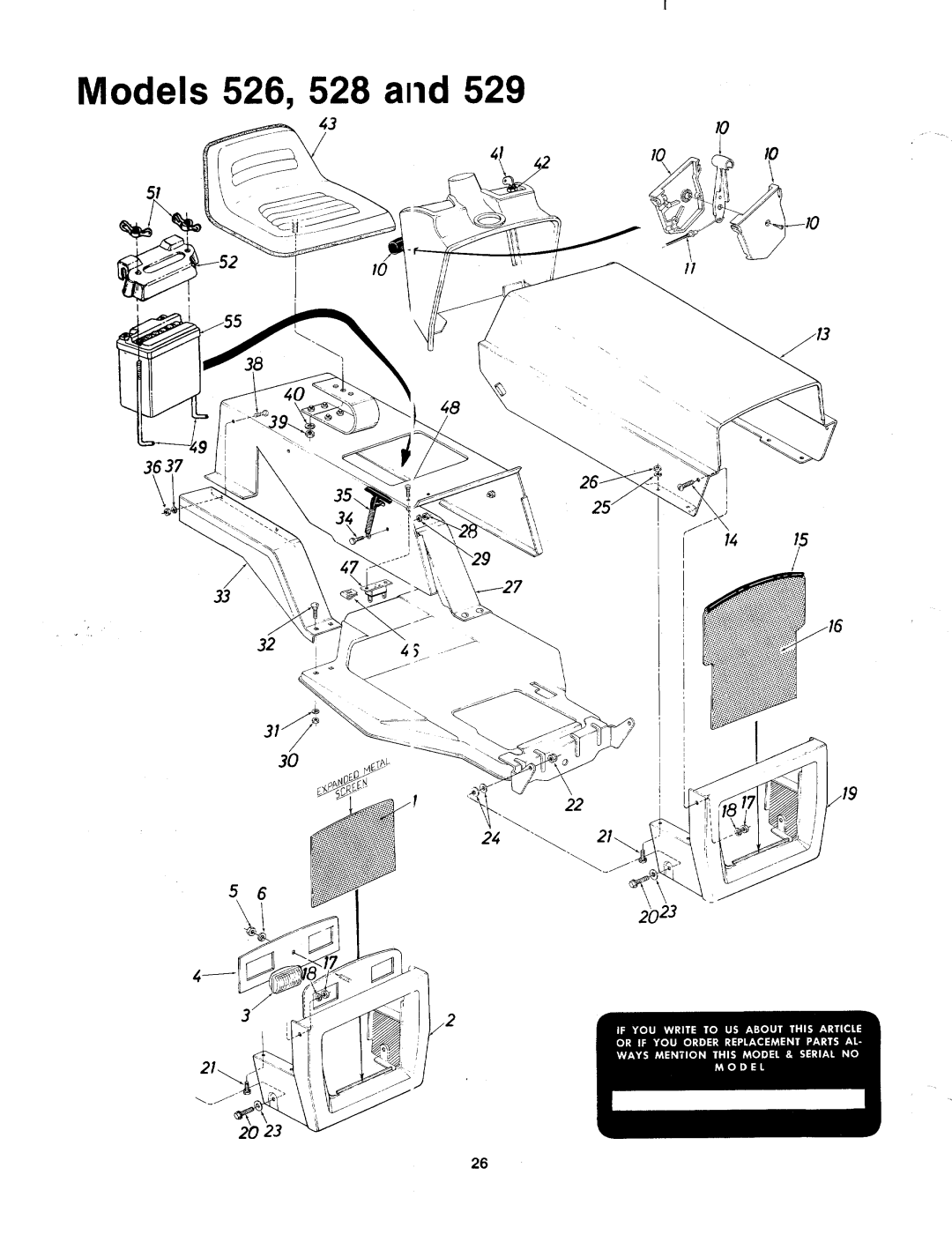 Bolens 134-528-000, 134-529-000, 134-526-000 manual 