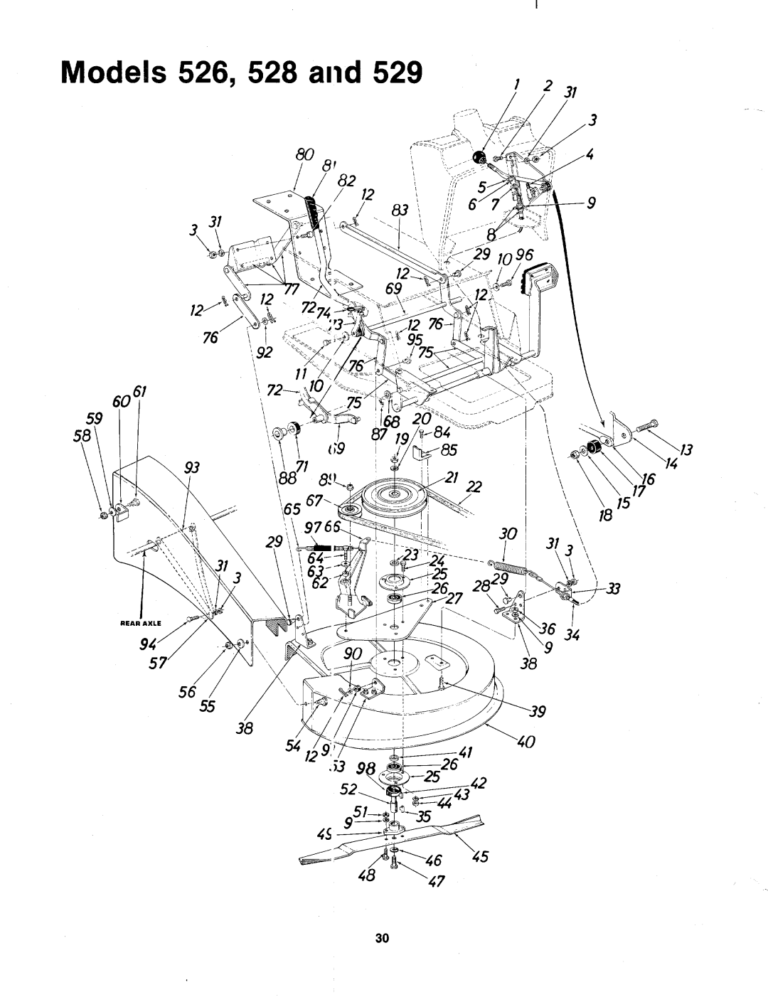 Bolens 134-529-000, 134-526-000, 134-528-000 manual 