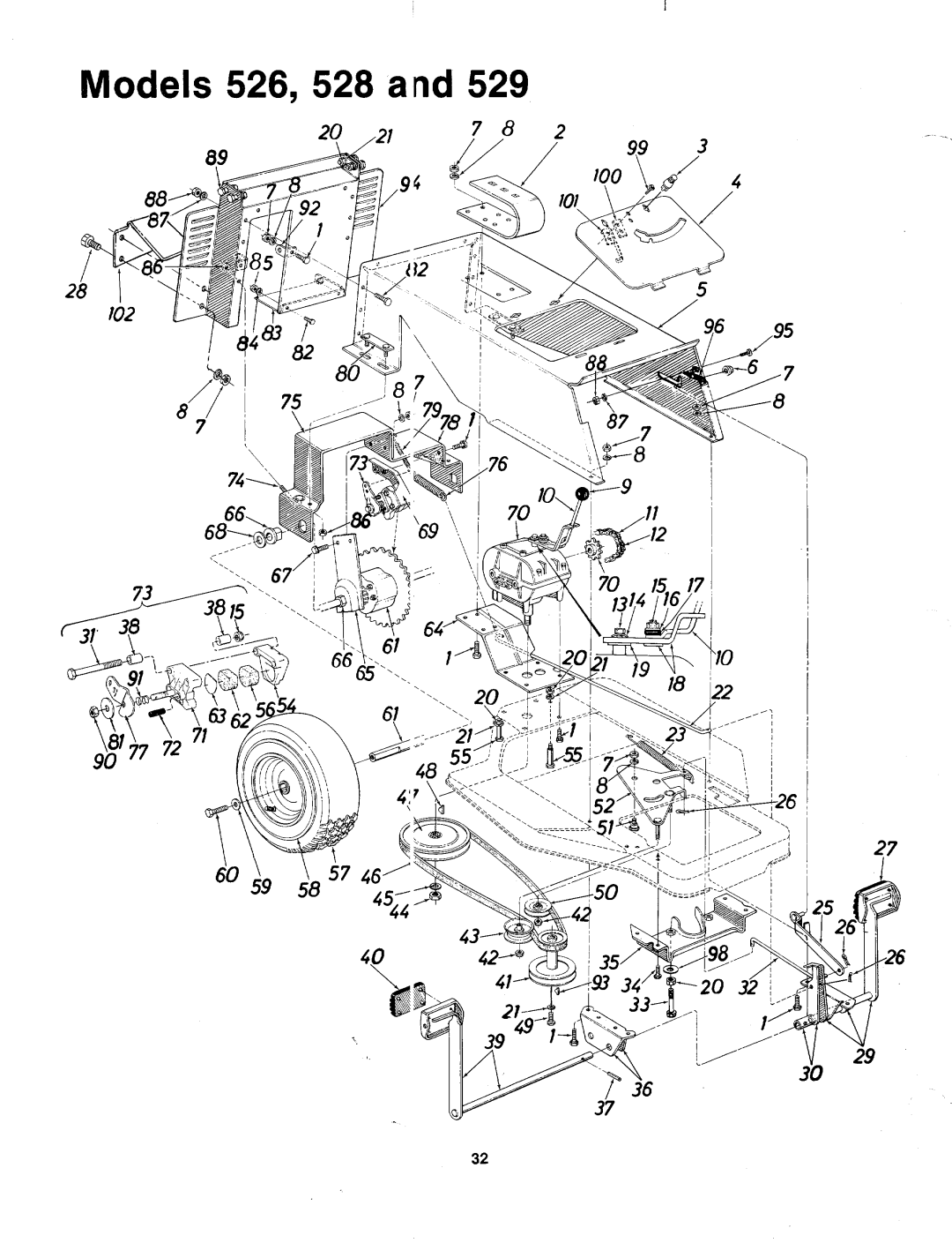 Bolens 134-528-000, 134-529-000, 134-526-000 manual 