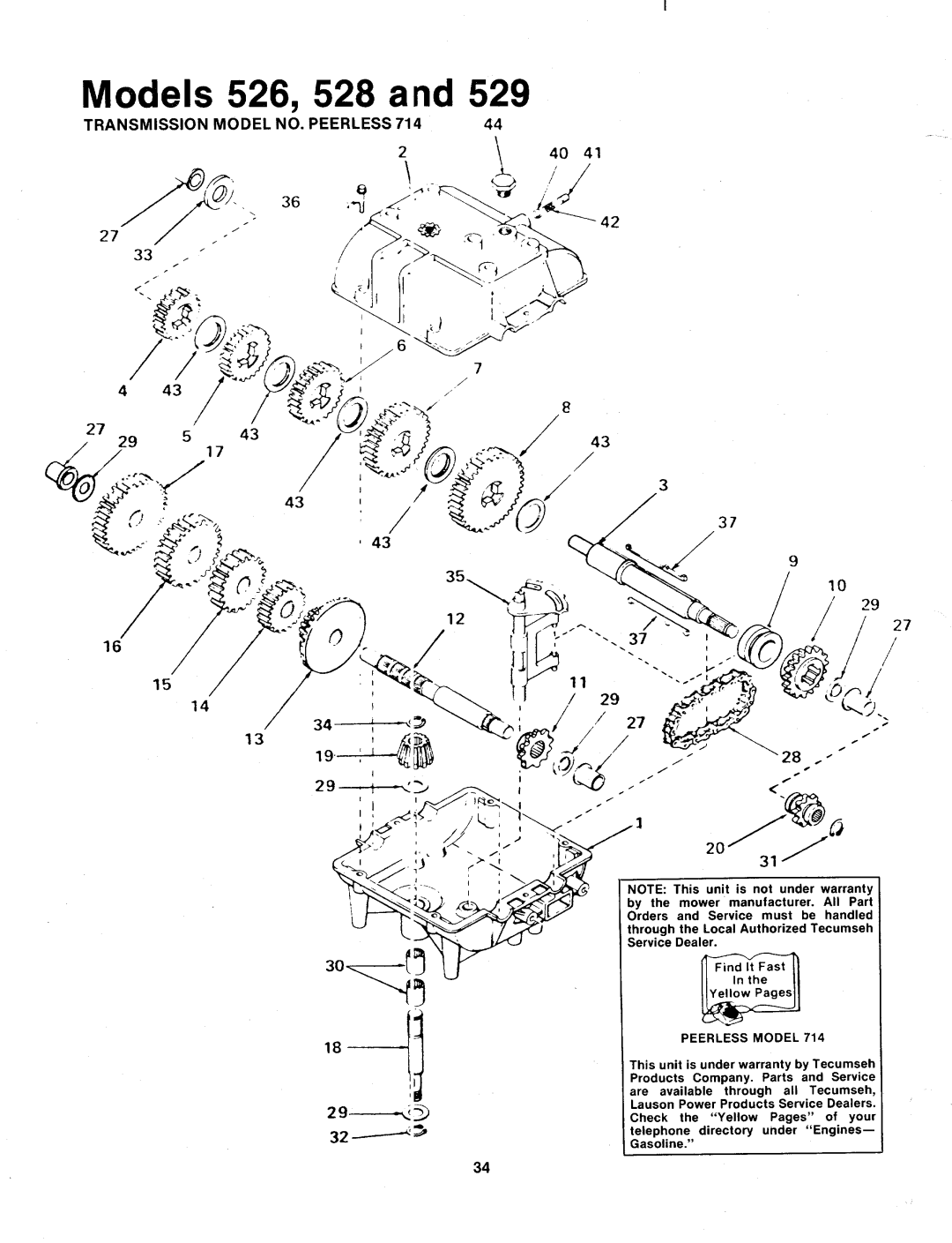 Bolens 134-526-000, 134-529-000, 134-528-000 manual 