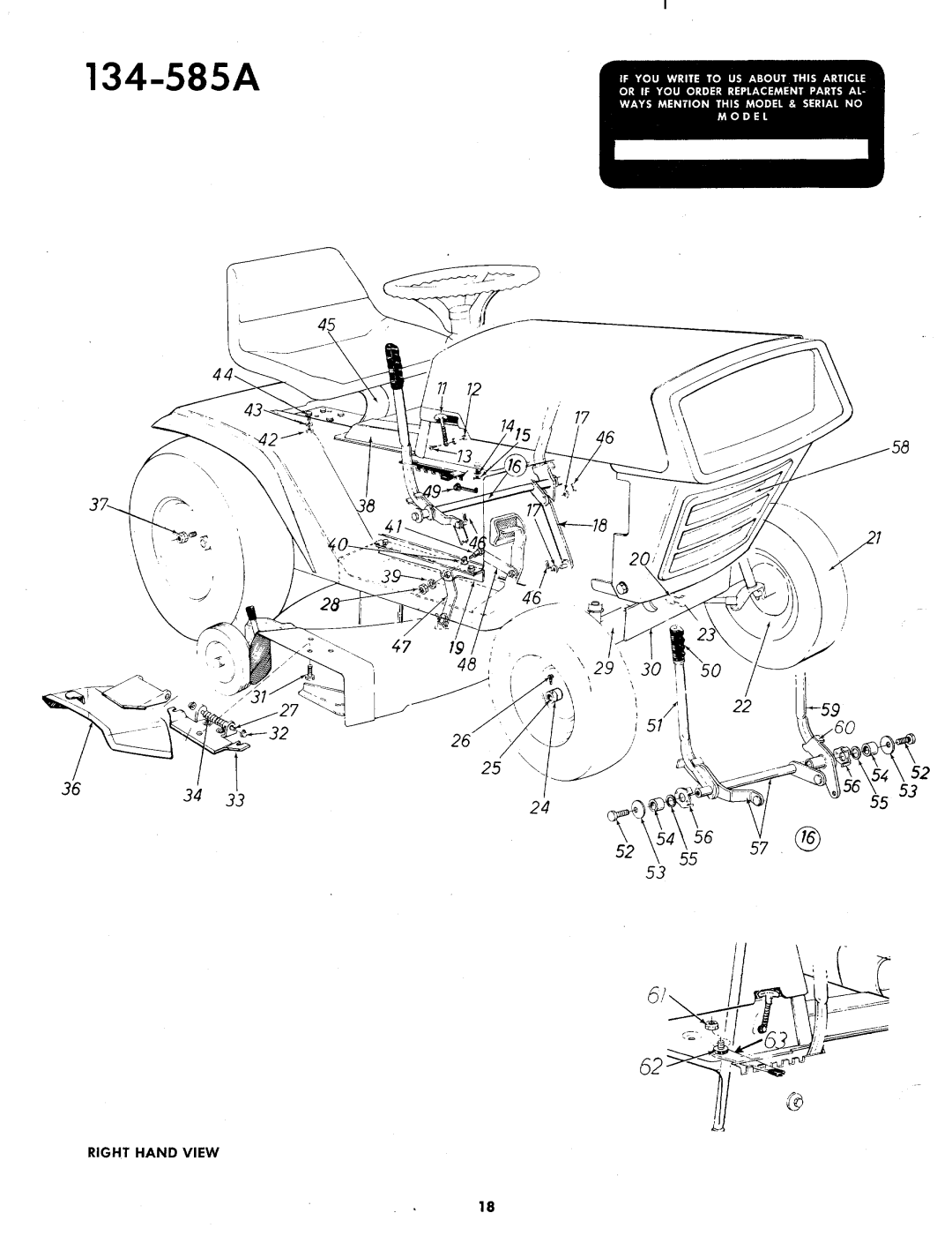 Bolens 134-585A manual 