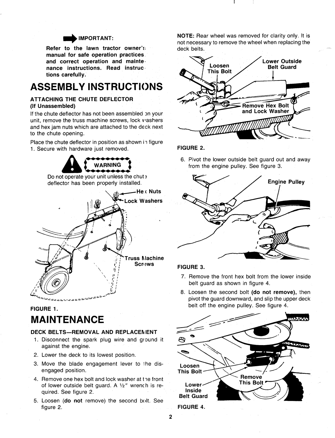 Bolens 13518-7 manual 