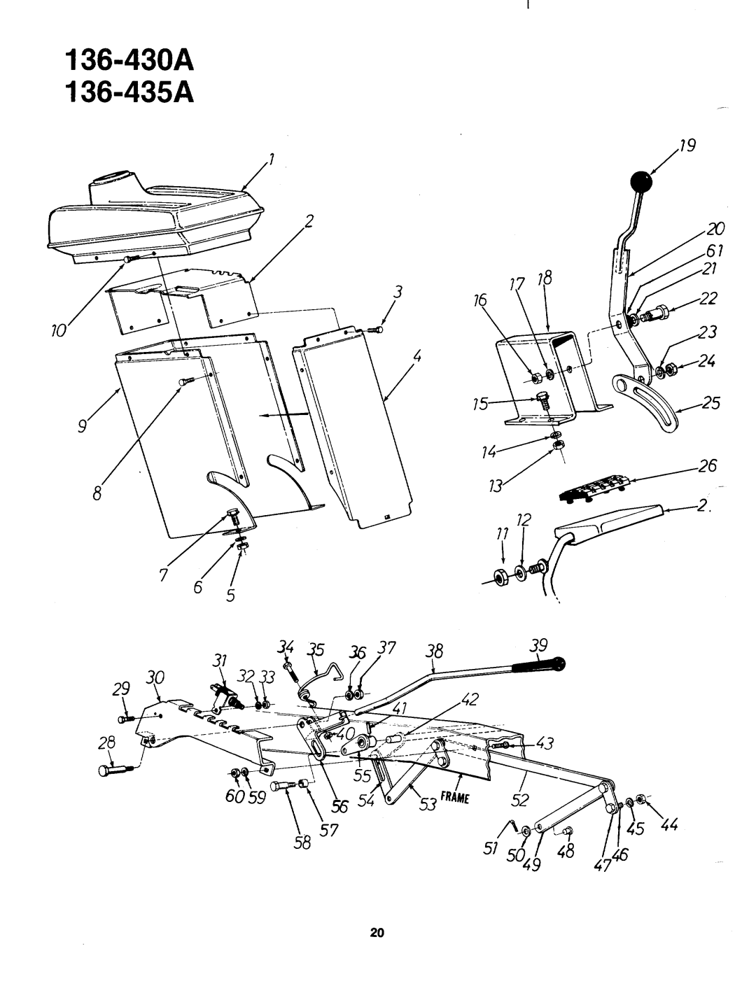 Bolens 136-435A, 136-430A manual 