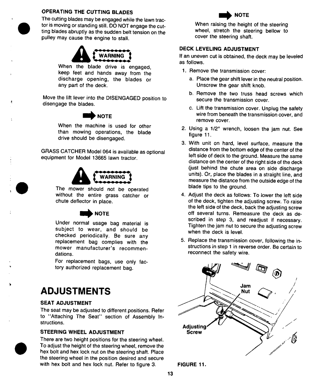 Bolens 13665-8 manual 