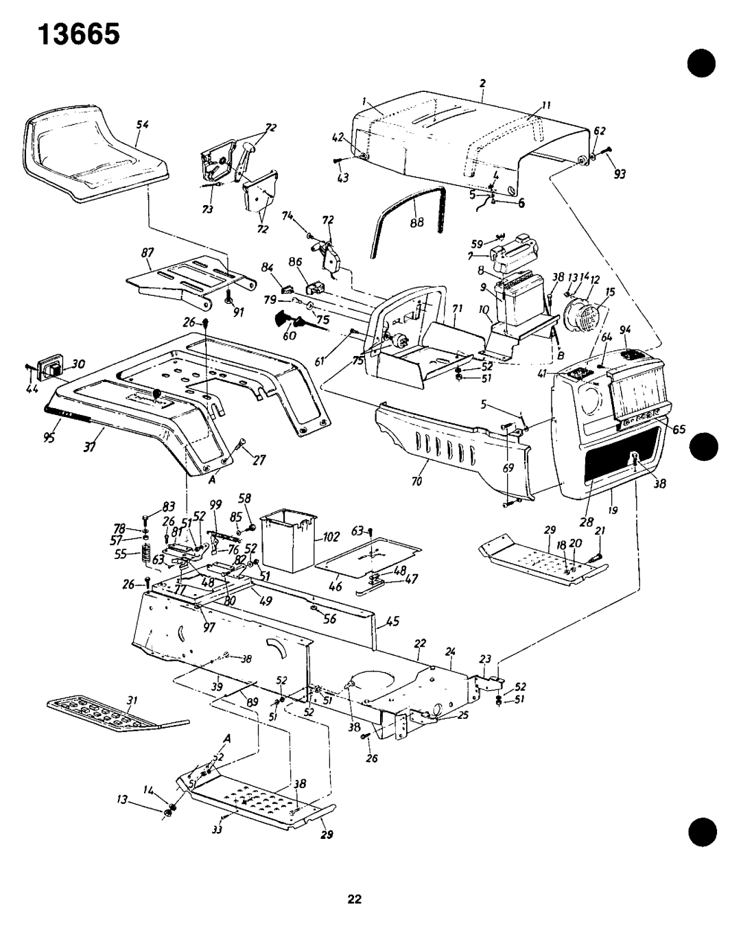 Bolens 13665-8 manual 