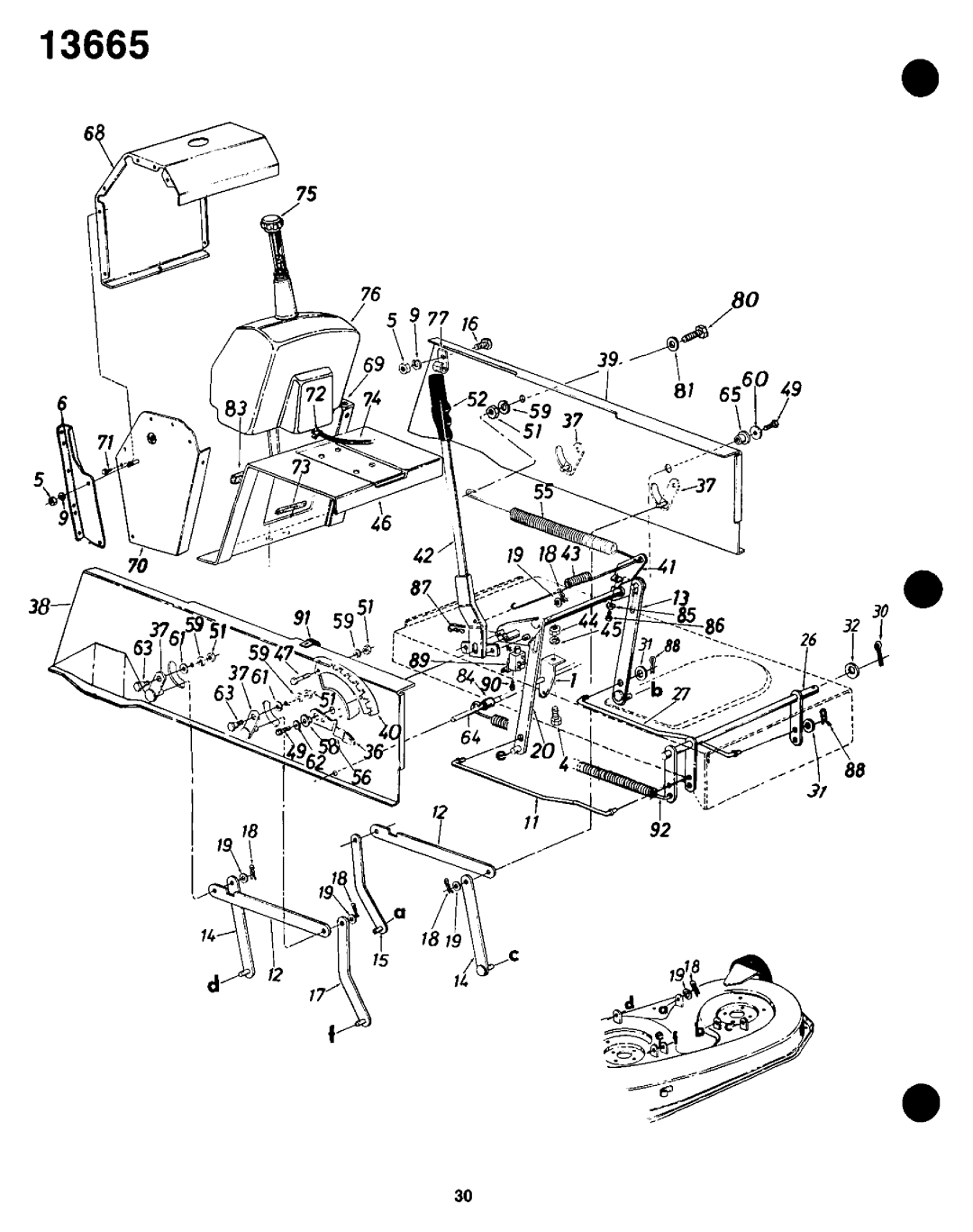 Bolens 13665-8 manual 