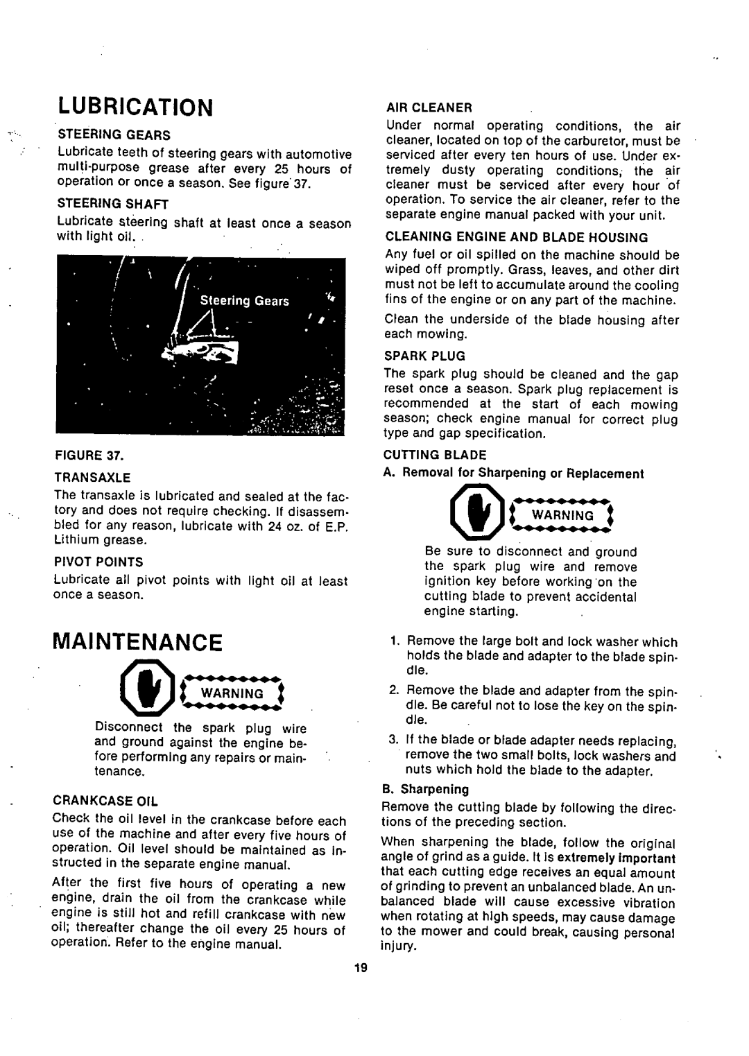 Bolens 13699U manual 
