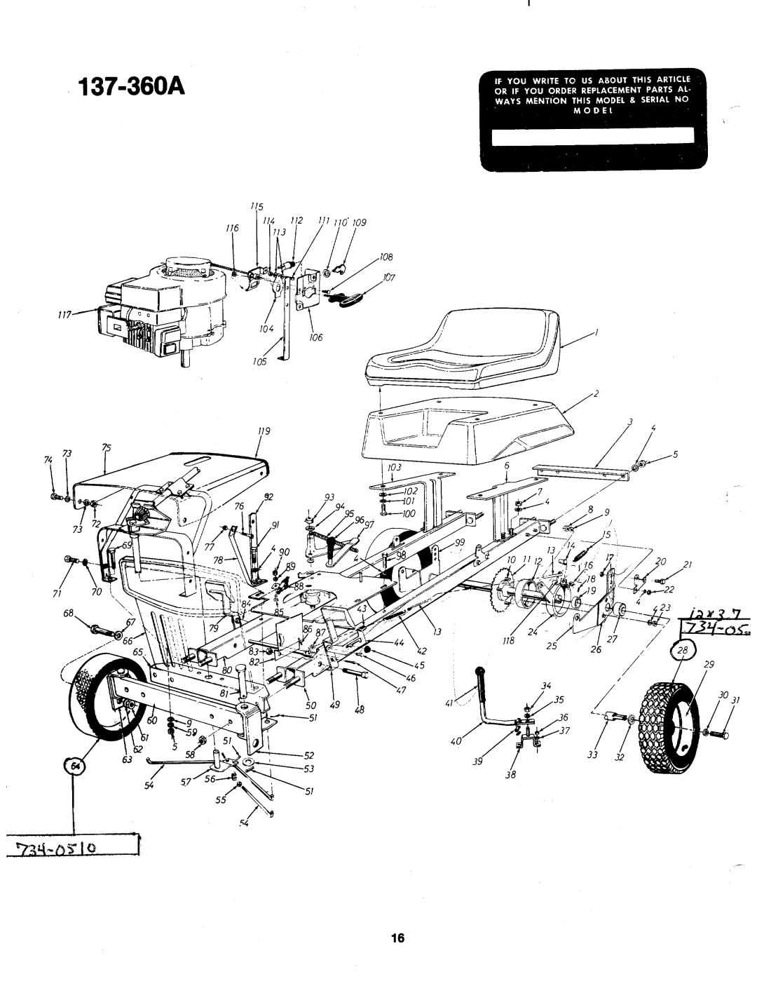 Bolens 137-360-300, 137-360A manual 