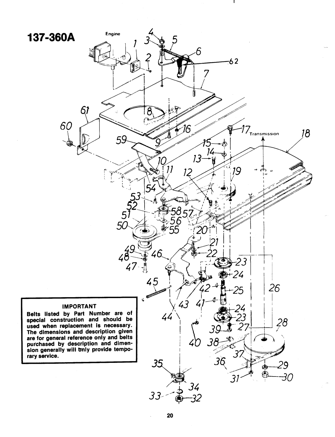 Bolens 137-360-300, 137-360A manual 