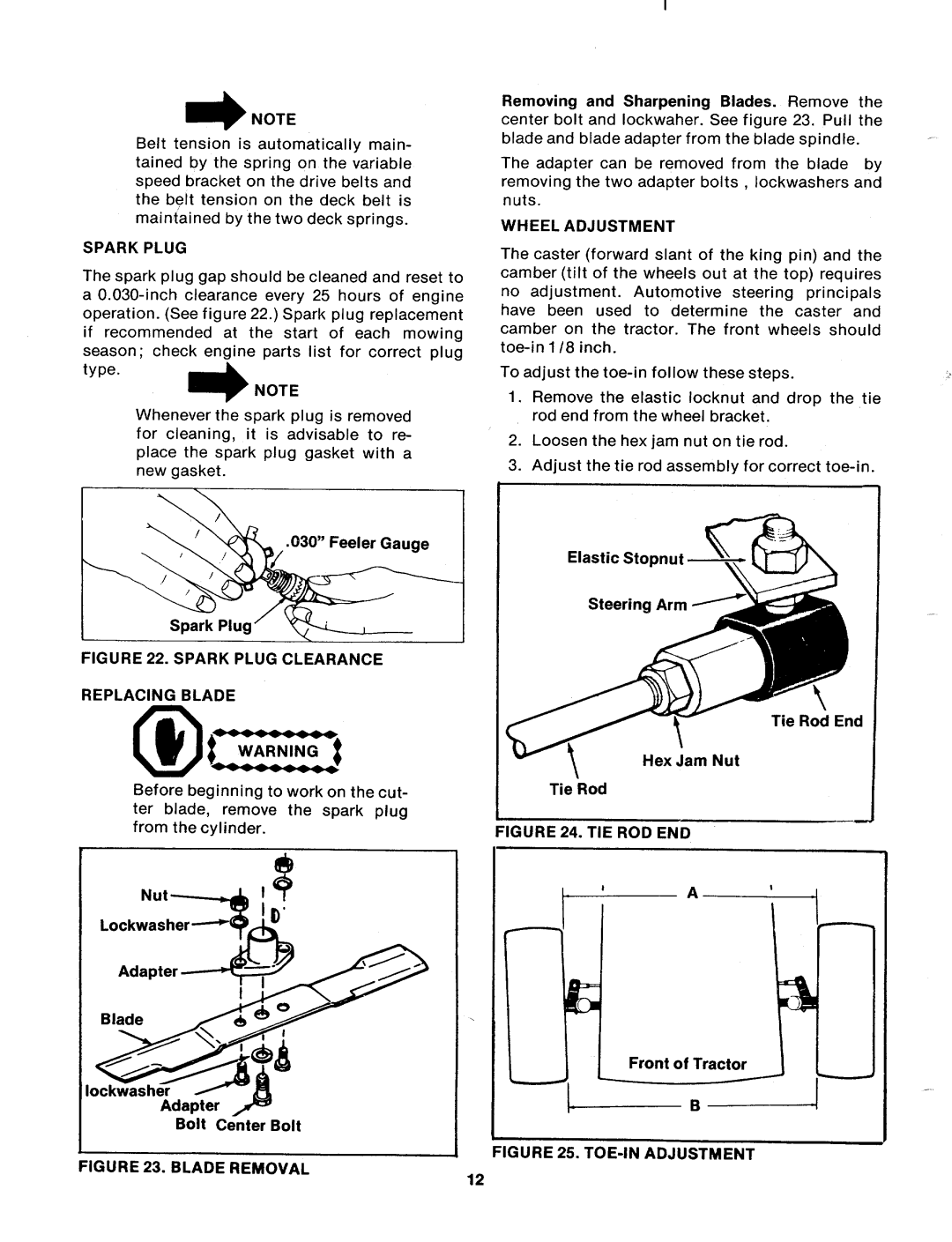 Bolens 137-645-300, 137-465A, 137-460A, 137-460-300 manual 