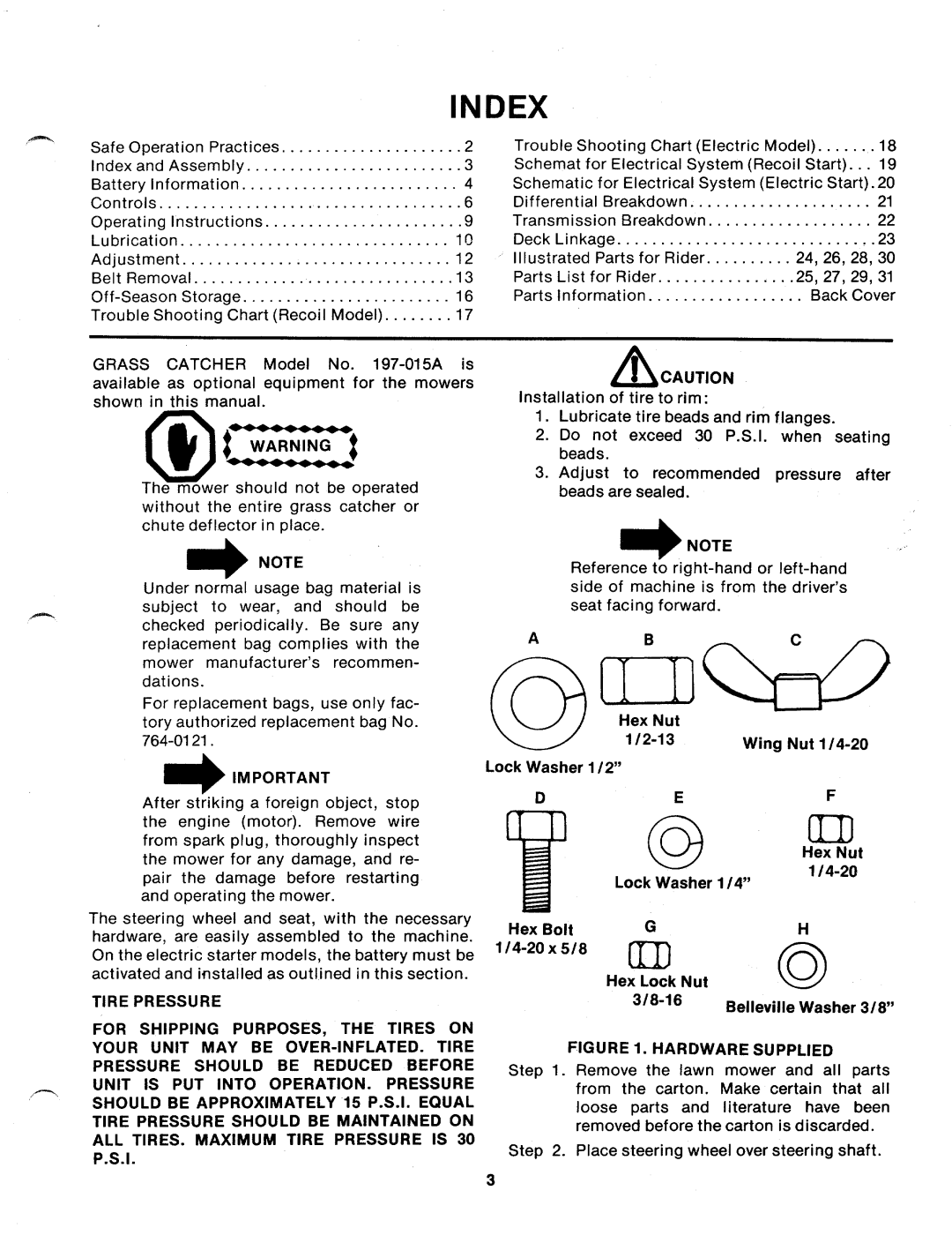 Bolens 137-460-300, 137-645-300, 137-465A, 137-460A manual 