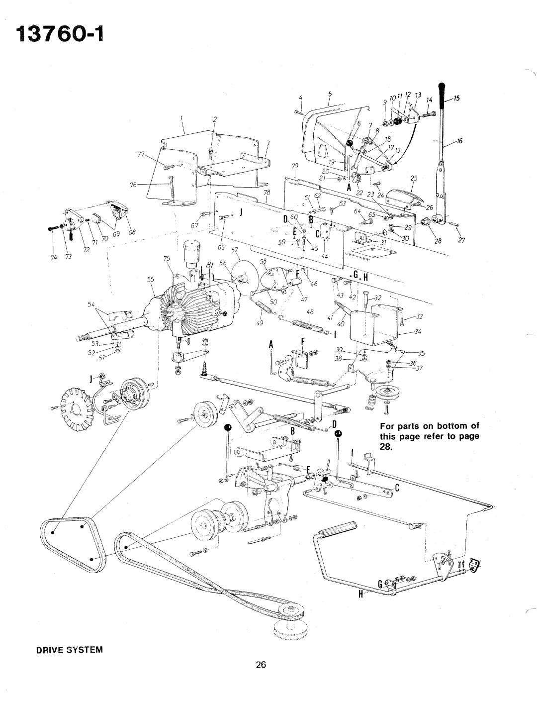 Bolens 13760-1 manual 