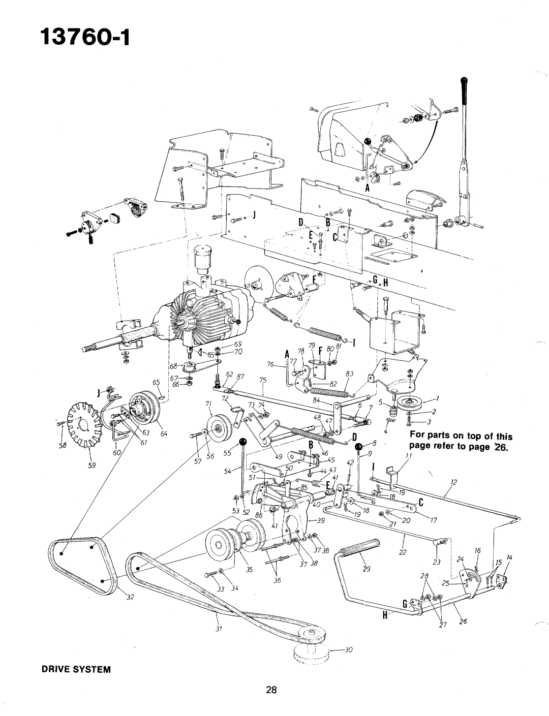 Bolens 13760-1 manual 