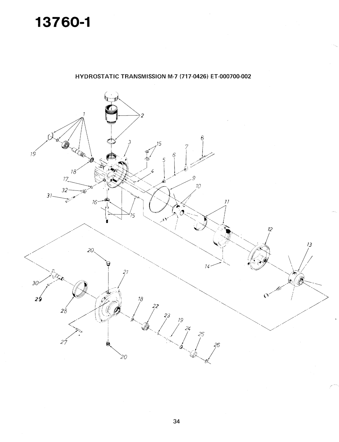 Bolens 13760-1 manual 