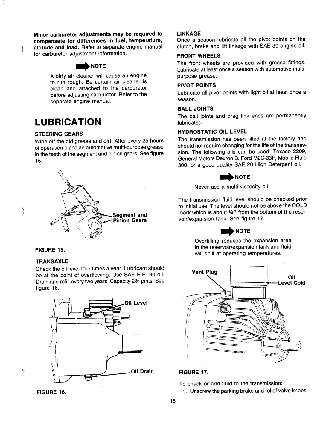 Bolens 138-784-401 manual 