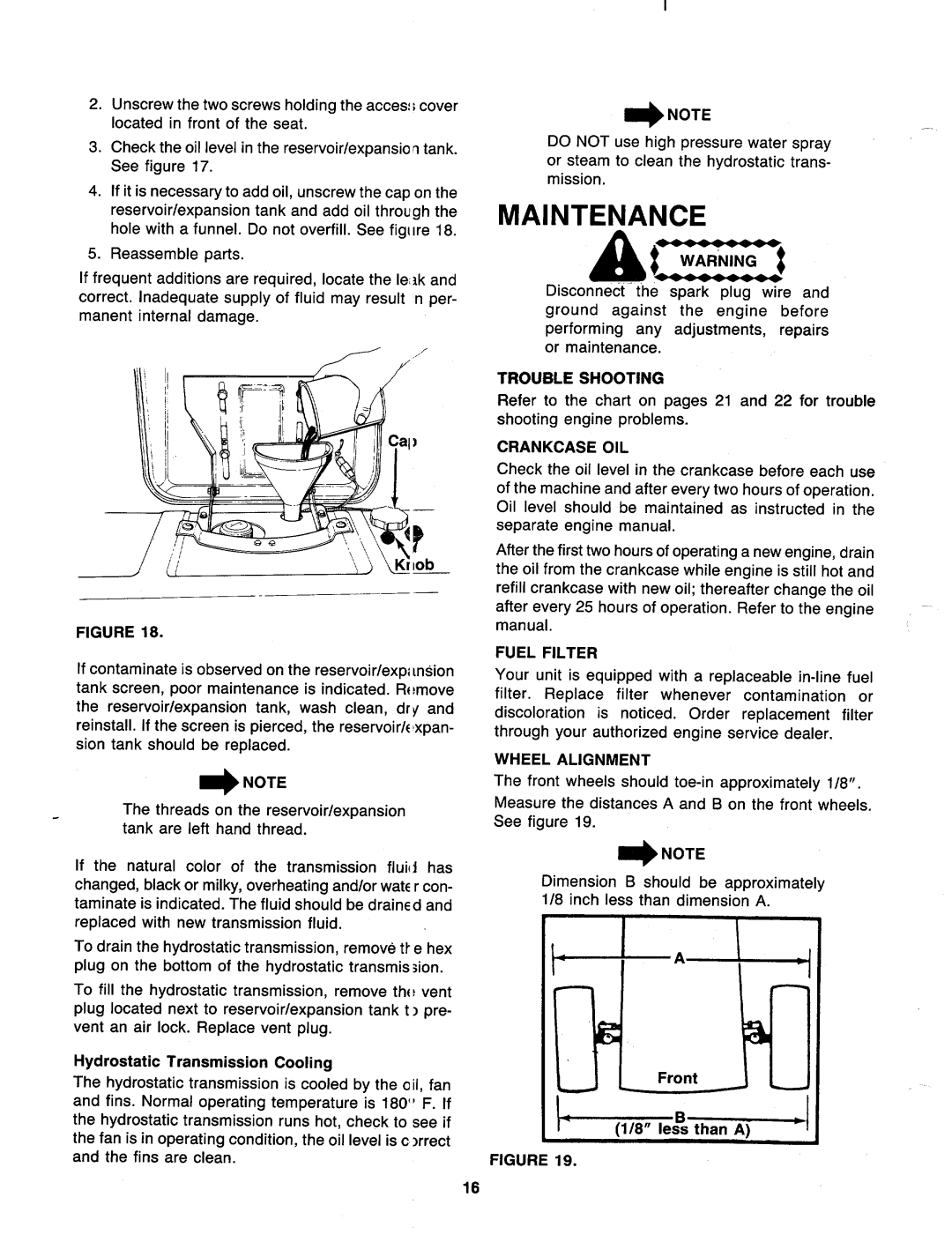 Bolens 138-784-401 manual 