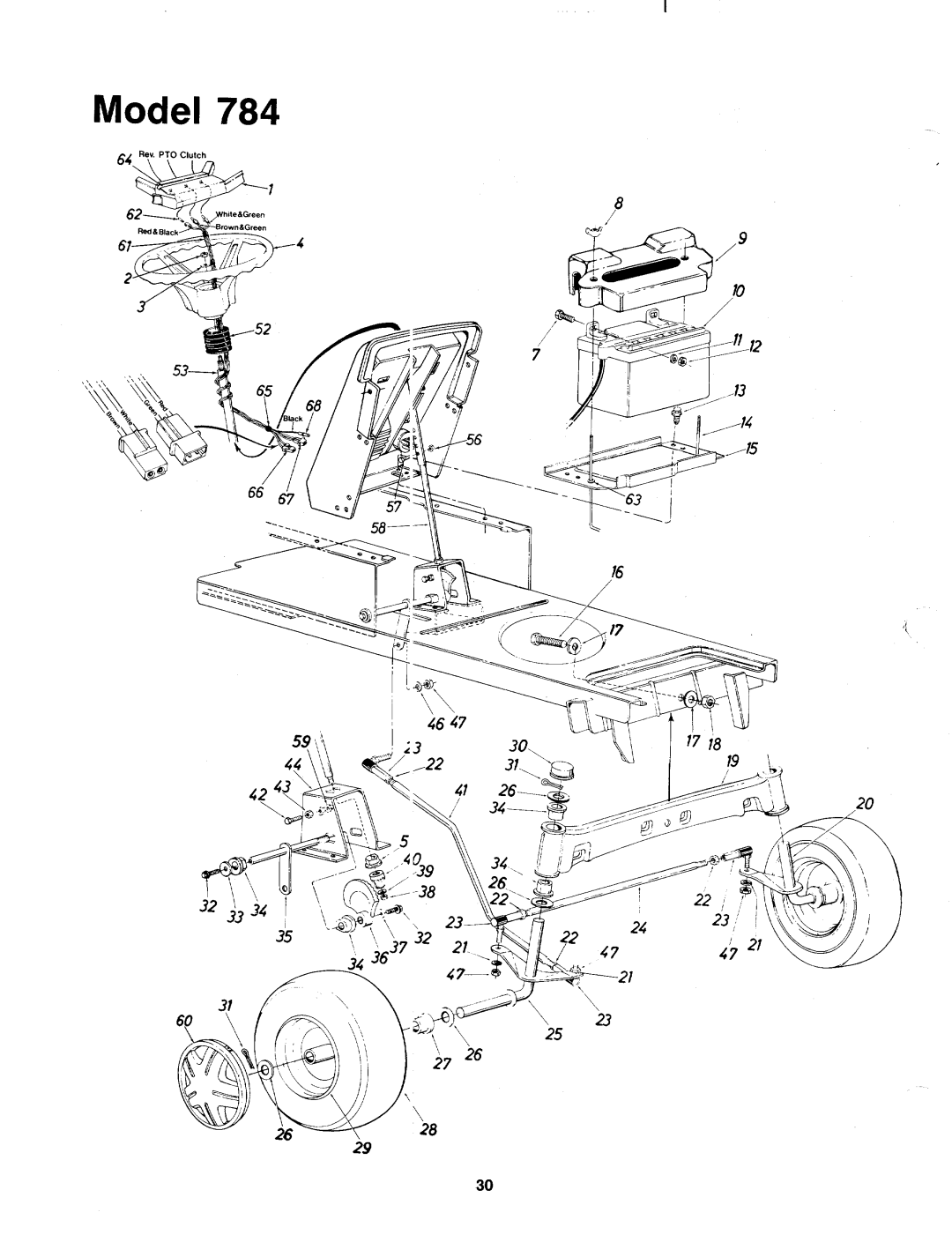 Bolens 138-784-401 manual 