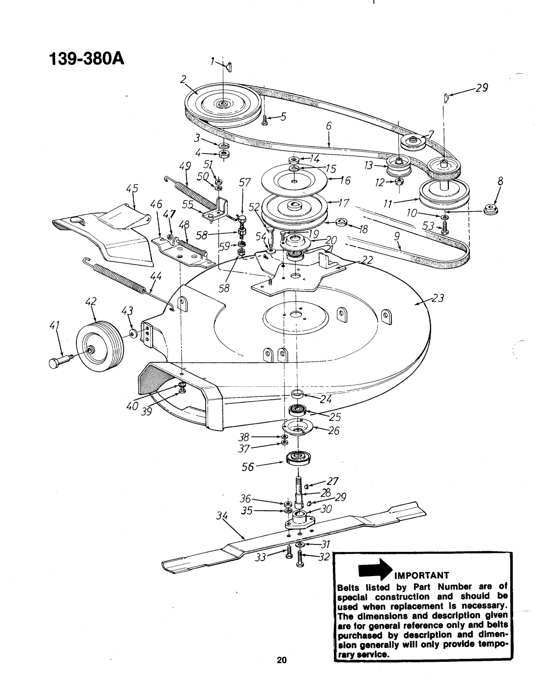 Bolens 139-380A manual 