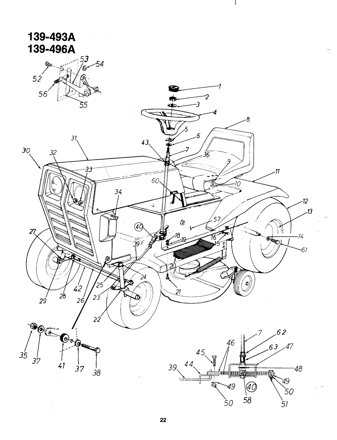 Bolens 139-496A, 139-493A manual 