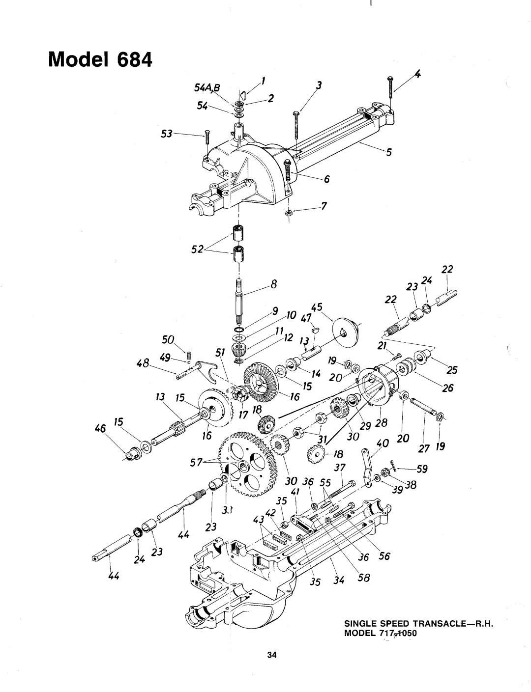 Bolens 139-684-401 manual 