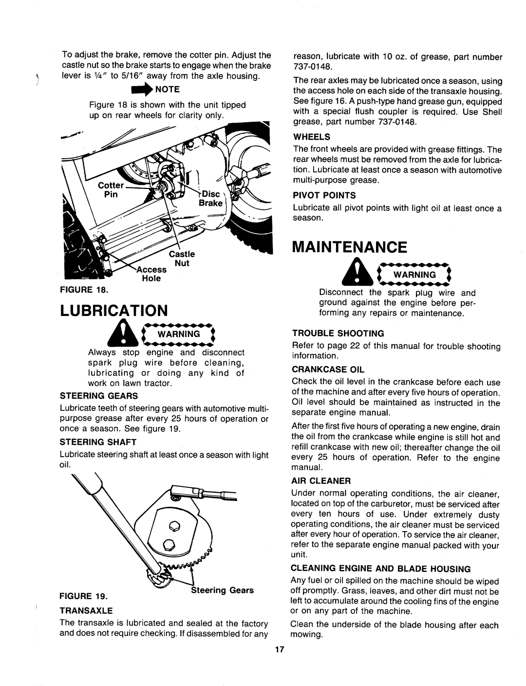 Bolens 139-684-401 manual 
