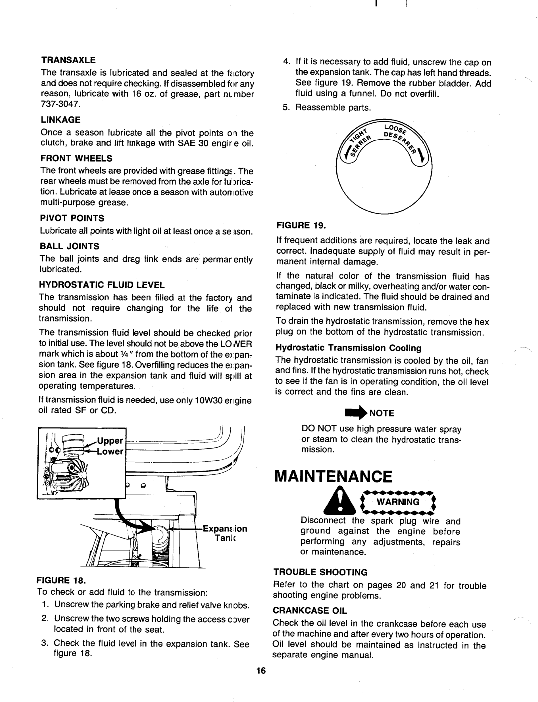 Bolens 139-784-401 manual 