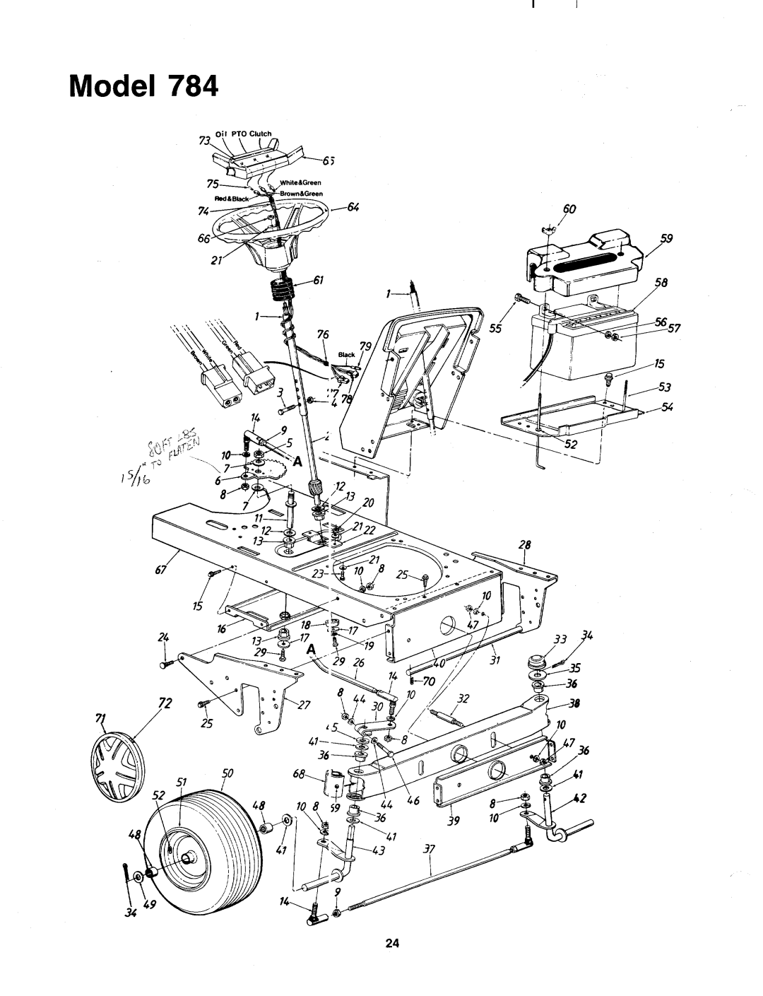 Bolens 139-784-401 manual 