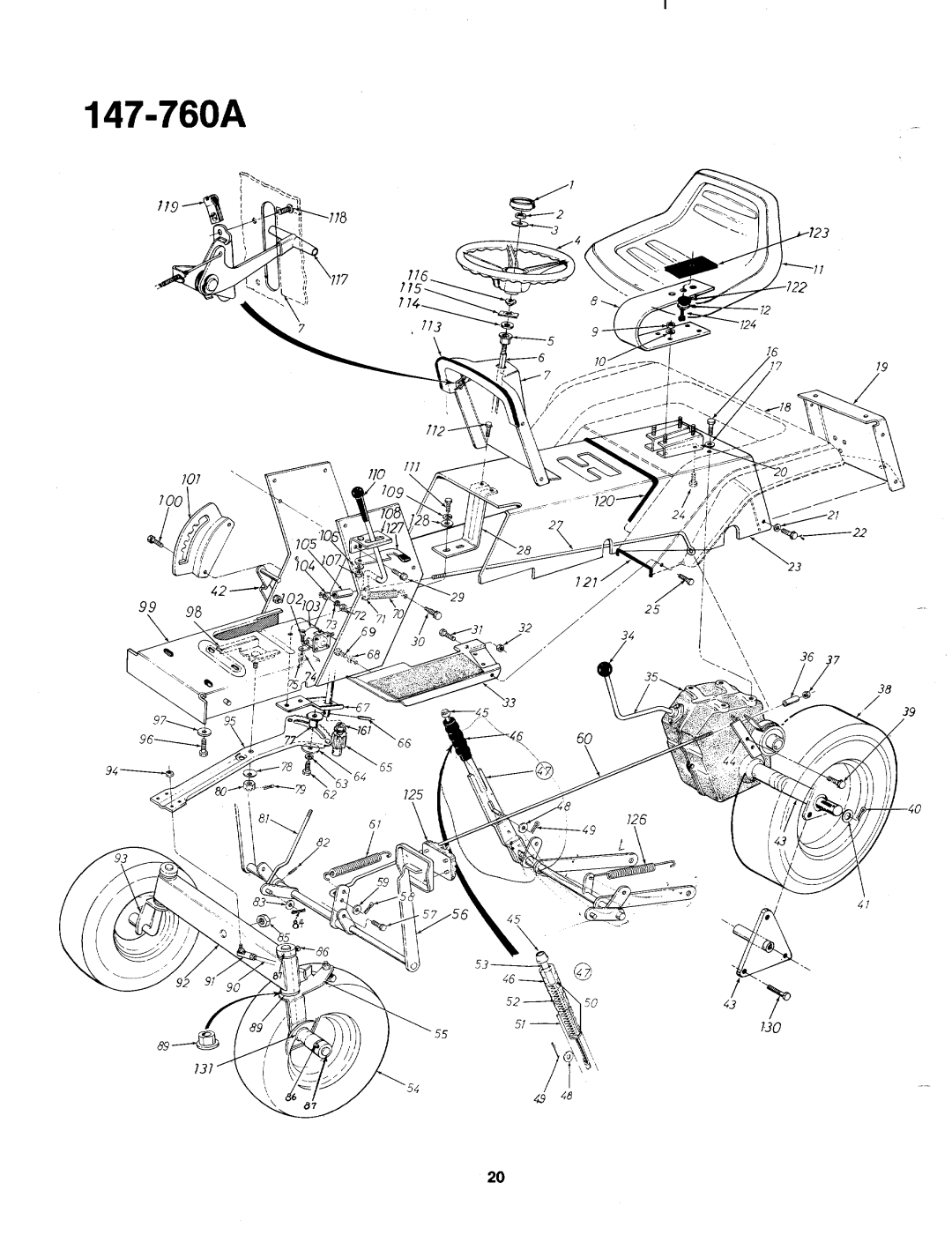 Bolens 147-760-300, 147-760A manual 