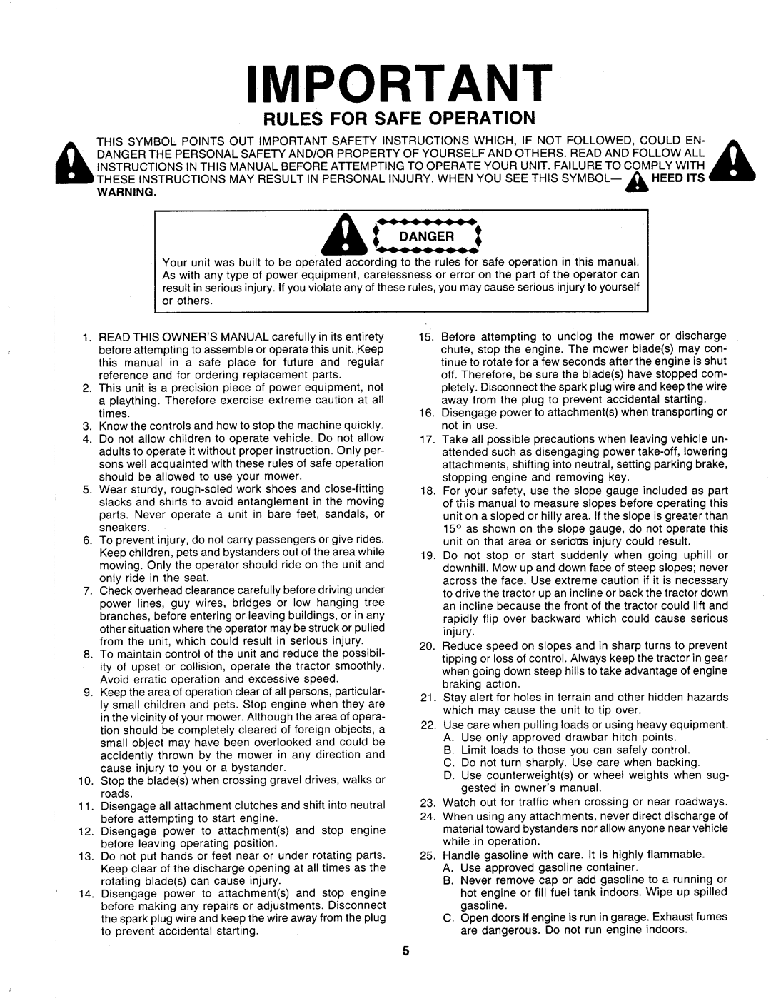 Bolens 148-814-401 manual 