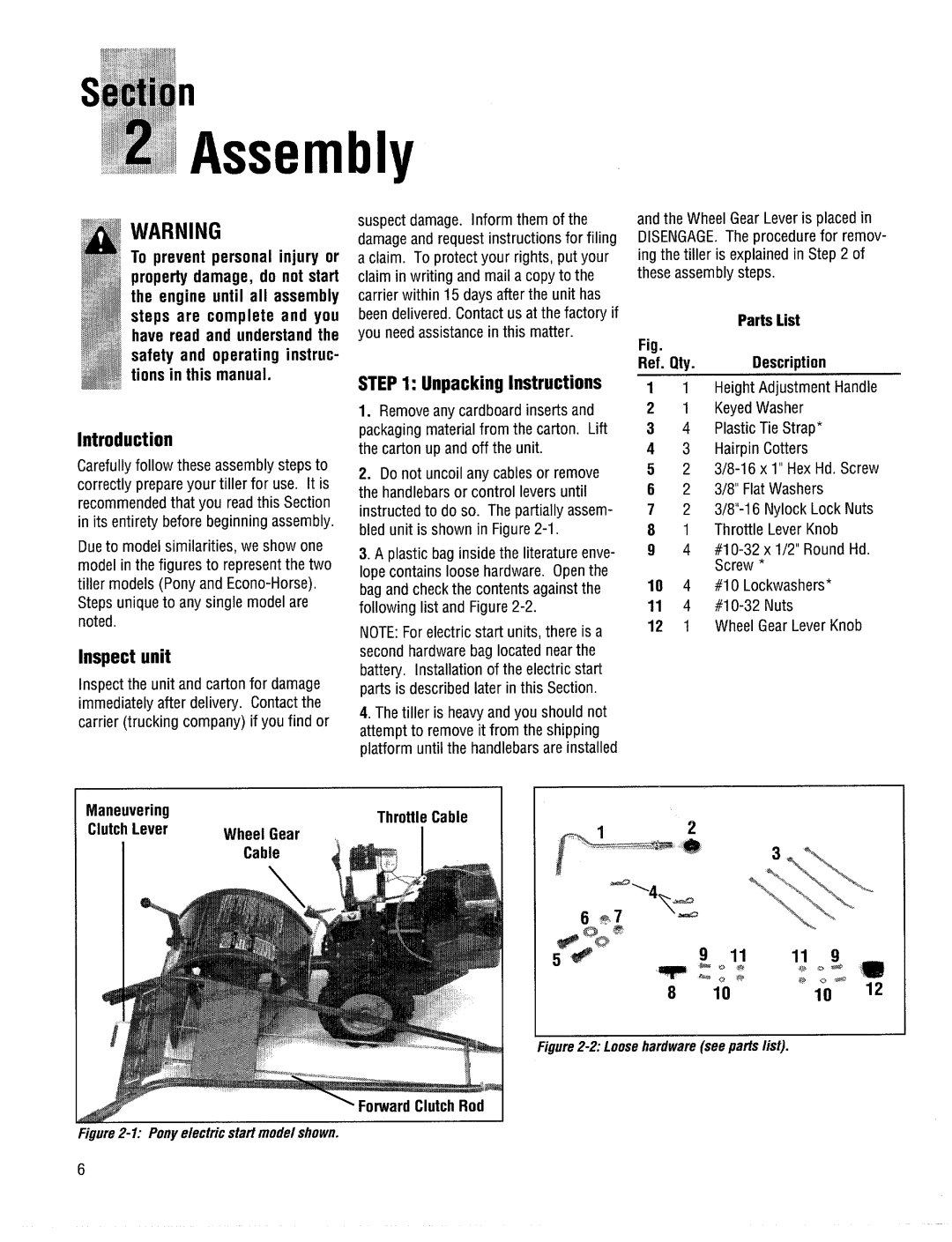 Bolens 15008, 15009, 12174, 12164 manual 