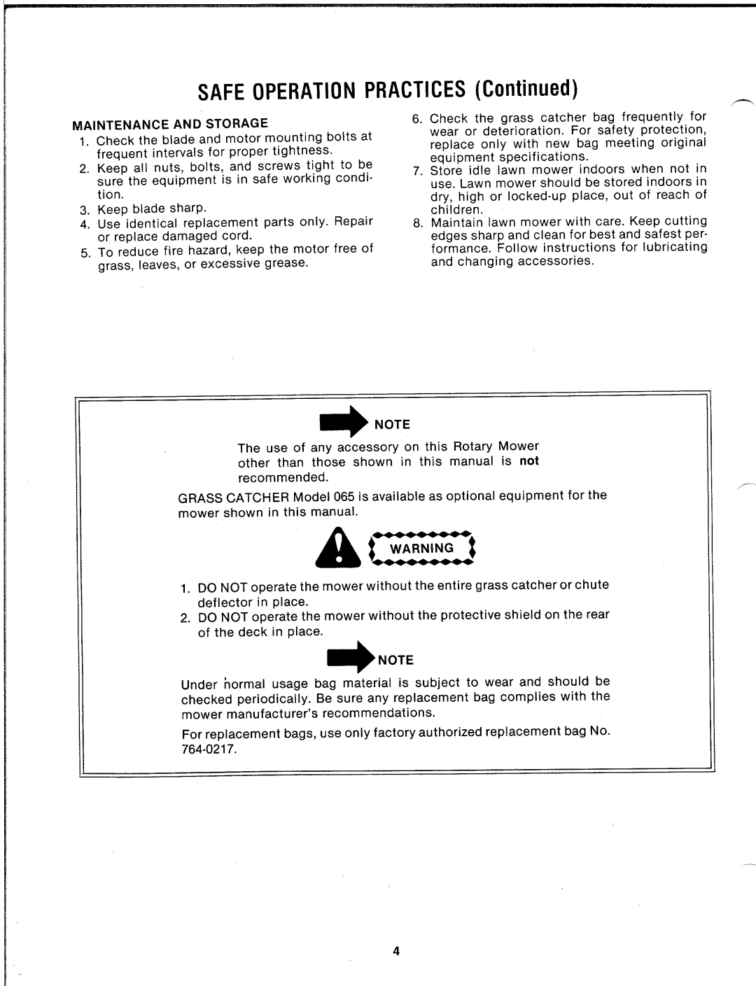 Bolens 185-070-000, 18070S, 82-0629 manual 