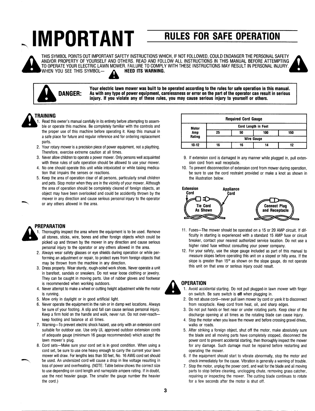 Bolens 181-304E000 manual 