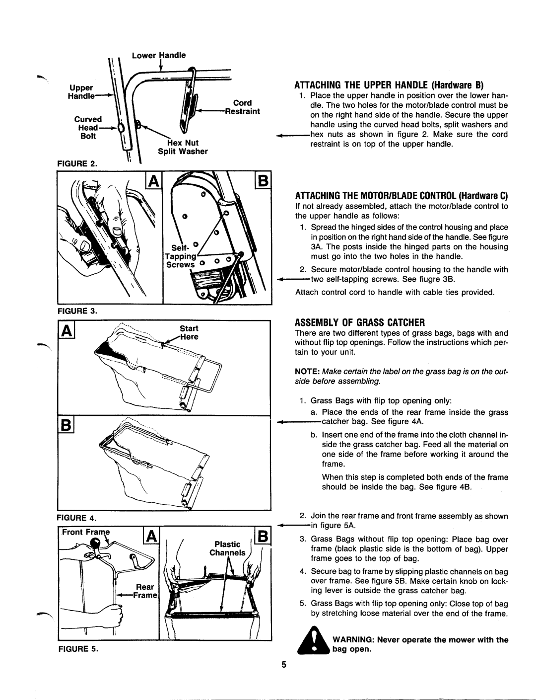 Bolens 181-304E000 manual 