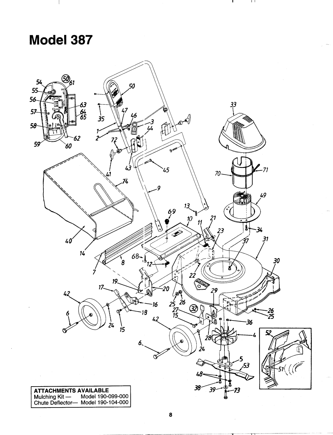 Bolens 183-387-000 manual 