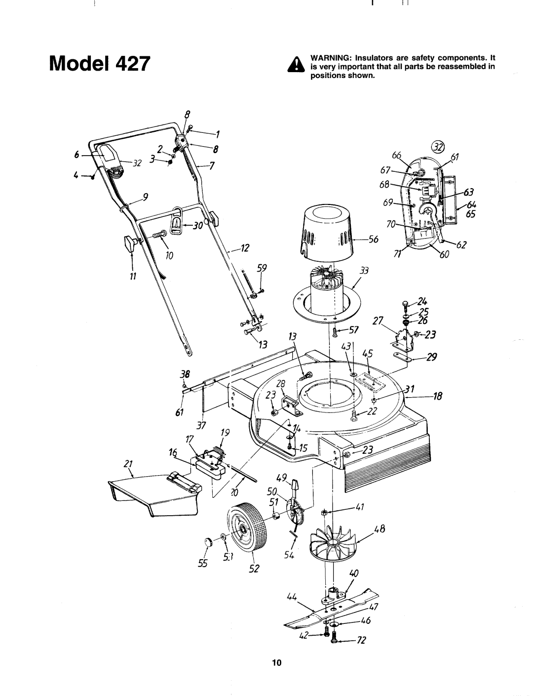 Bolens 183-427-000 manual 