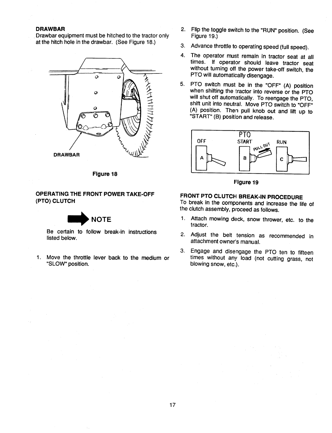 Bolens 1860 manual 