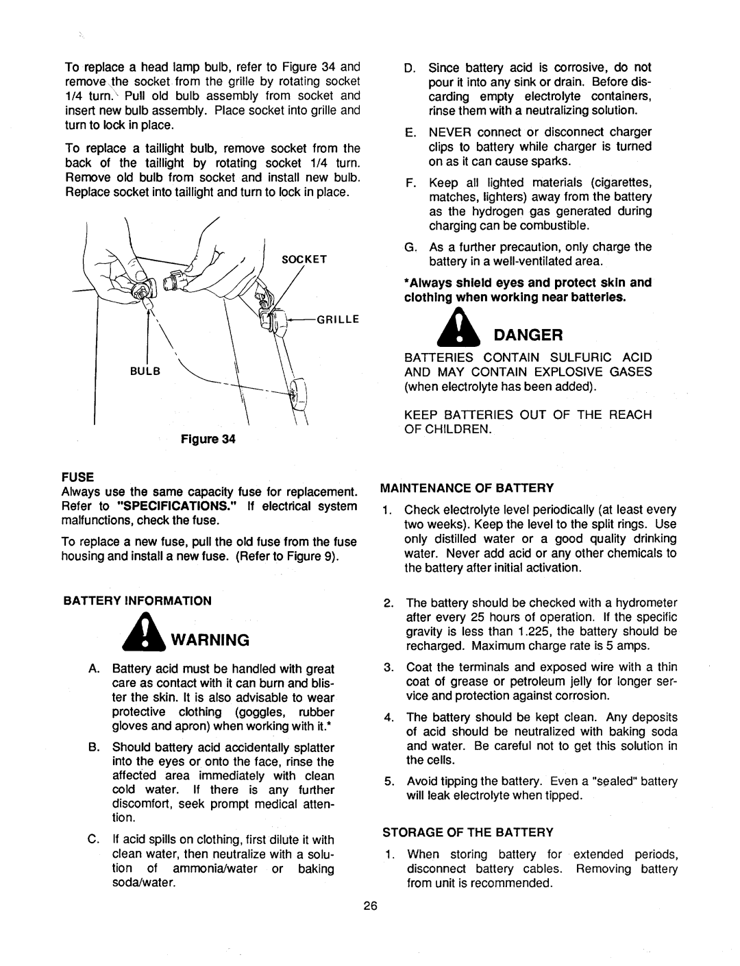 Bolens 1860 manual 