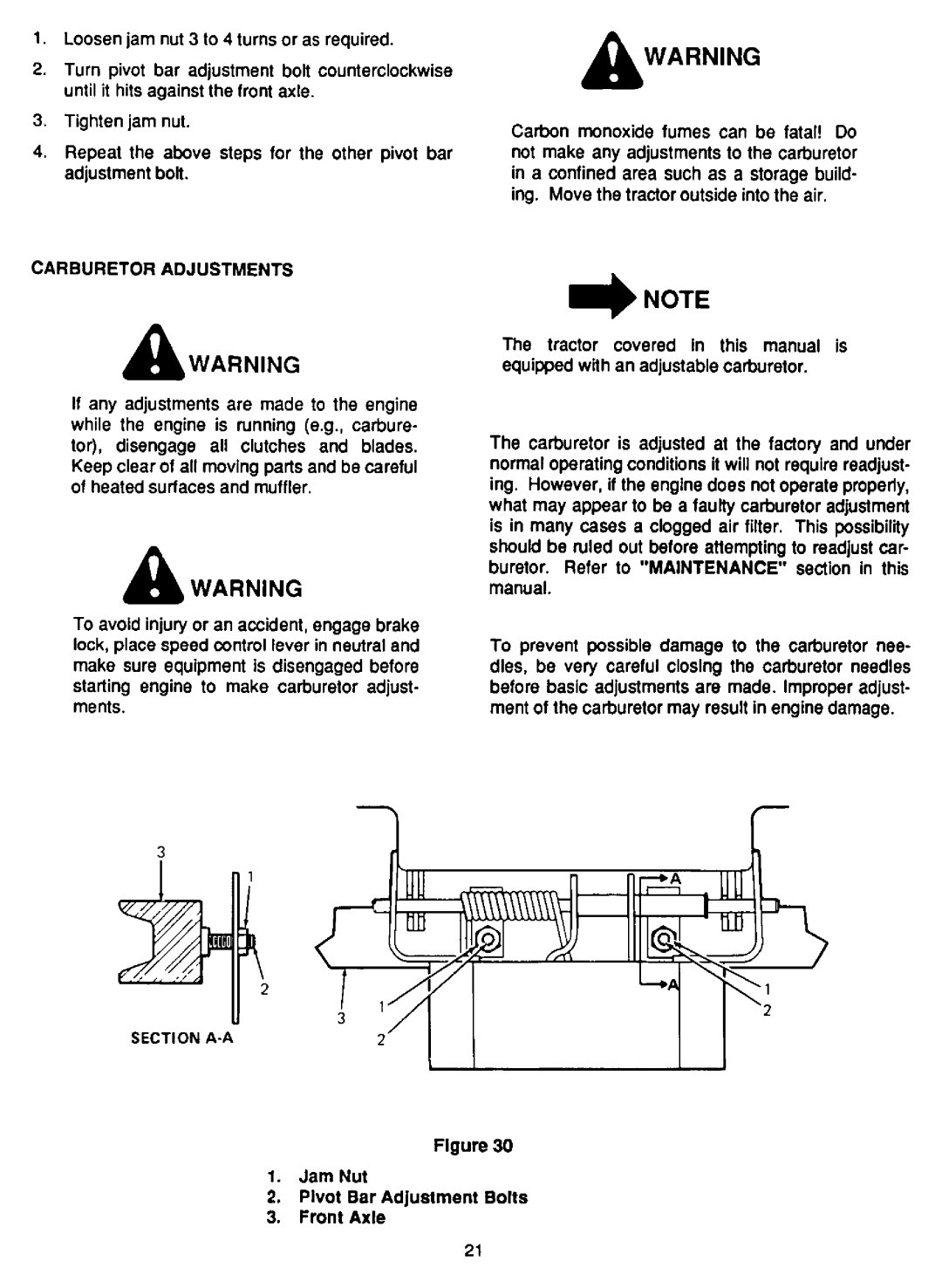 Bolens 1861, 1862 manual 