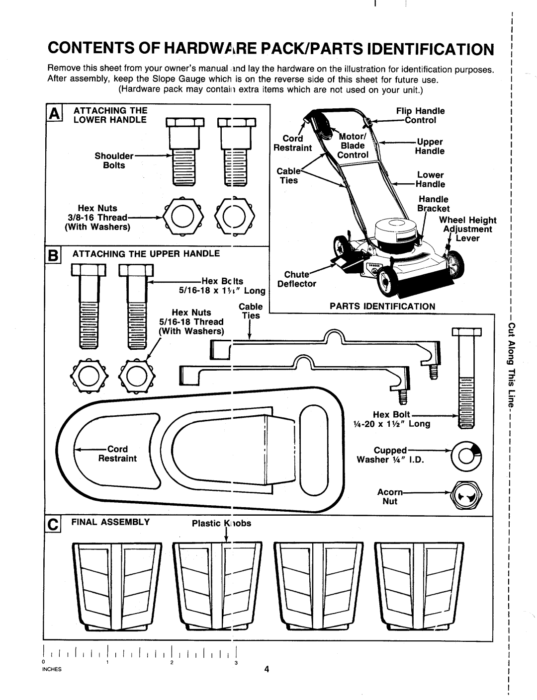 Bolens 188-421-000 manual 