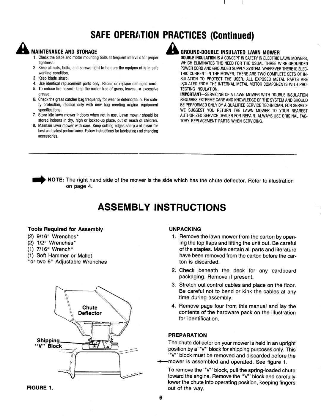 Bolens 188-421-000 manual 