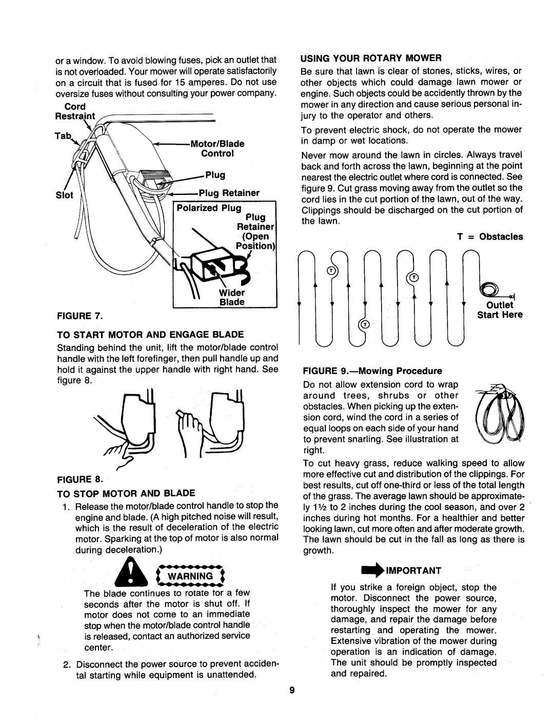 Bolens 188-421-000 manual 